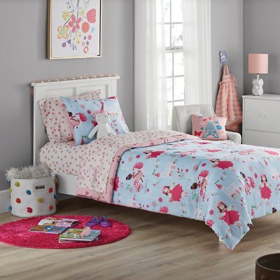 Member's Mark Bed-in-a-Bag Kids' Comforter Set, Princess (6-Piece Twin or  8-Piece Full) - Sam's Club