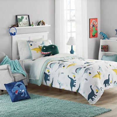 Member's Mark Bed-in-a-Bag Kids' Comforter Set, Dino (6-Piece Twin or  8-Piece Full) - Sam's Club