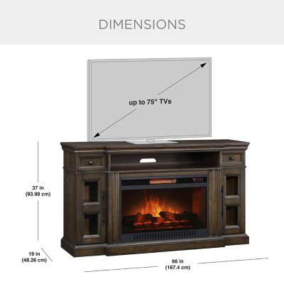 Hogan electric deals fireplace tv stand