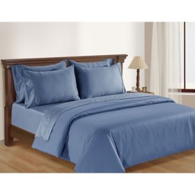 Member's Mark 700-Thread-Count Solid Egyptian Cotton Duvet Cover Set (Assorted Sizes and Colors)