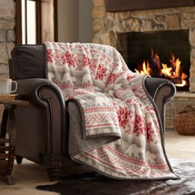 Member's Mark Oversized Cozy Throw, 60" x 72" (Assorted Colors)