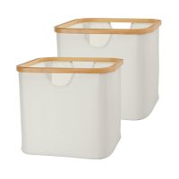Member's Mark Collapsible Cube Organizer - 2 Pack Dusty Blue