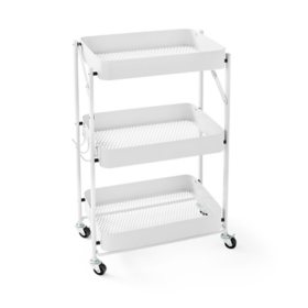 Member's Mark 3-Tier Foldable Rolling Cart