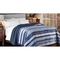 Member's Mark Lodge Collection Velvet Plush Sherpa Blanket (Assorted Colors and Sizes)
