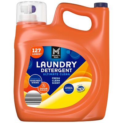 Member's Mark Liquid Laundry Detergent, Ultimate Clean Fresh Scent (196 fl.  oz., 127 loads)