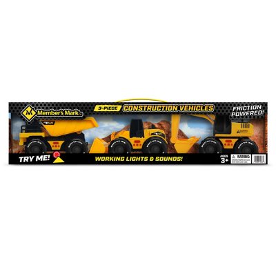 Member's Mark 3-Pack Construction Vehicles