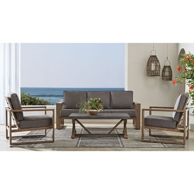 Belle haven 4 piece deals conversation set