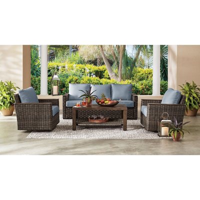 Shadow creek 5 outlet piece cushioned seating set