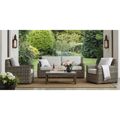 Shadow creek 5 piece cushioned seating set sale