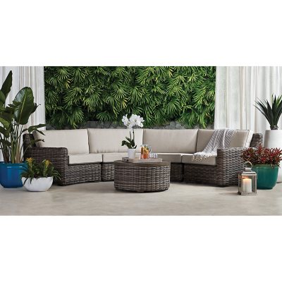 Member’s Mark Halstead Curved Patio Sectional Sofa