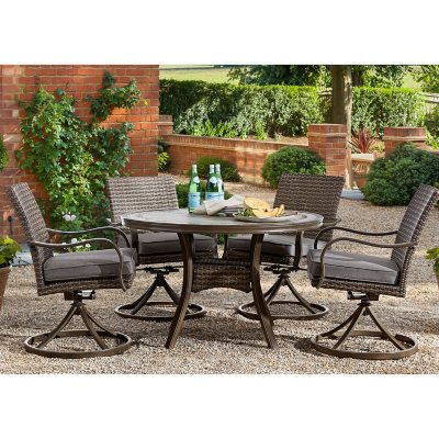 Round patio dining discount sets