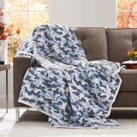 Member’s Mark Camouflage Cozy Knit Throw 60"70"(Assorted Colors)