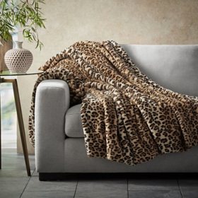 Member's Mark Luxury Faux Fur Throw 60"x70"(Assorted Colors)