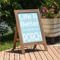 Member's Mark 'Life Is Better on the Porch' Easel Sign