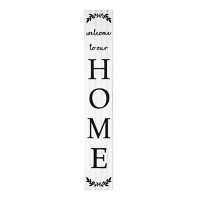 Member's Mark Distressed White 6' 'Welcome to our Home' Entry-Way Sign		