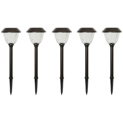 Black Low Voltage Solar Powered Integrated LED Step Light Pack