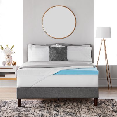 Cal king memory foam deals mattress topper costco