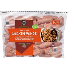 Member's Mark Chicken Wings, Frozen, 10 lbs.