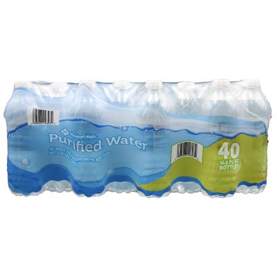  Member's Mark Purified Water, Mineral Enhanced for Taste, 16.9  fl oz bottle (Pack of 15, total of 253.5 fl oz) : Grocery & Gourmet Food