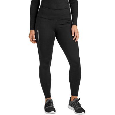 Members Mark Active Soft Pocket Legging ( Black/Gray Small )