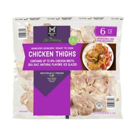 Member's Mark Boneless Skinless Chicken Thighs, Frozen, 6 lbs.