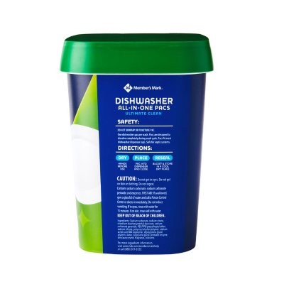 Member's Mark (Sam's Club) Ultimate Clean Dishwasher Pacs Dishwasher  Detergent Review - Consumer Reports