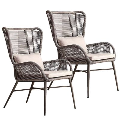 2 pack best sale patio chairs