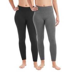 Member's Mark Women's 2 Pack French Terry Luxe Ankle Legging