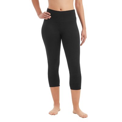 Louisiana State Tigers Black Capri Workout Leggings (#43843 / 6