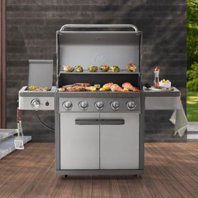 Masterbuilt Portable Gas Smoker with Stainless Steel Door - Sam's Club