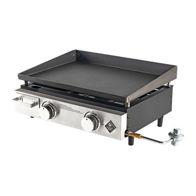 2 Burner Tabletop Griddle Gas Grill