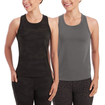 Charcoal Perforated Athletic Spandex