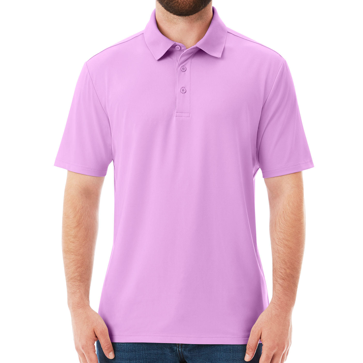 Member’s Mark Solid Performance Polo Blushed Lilac XXL