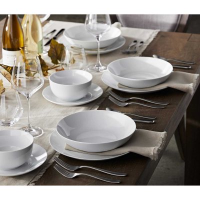 Brasserie All-White Porcelain Salad Plates