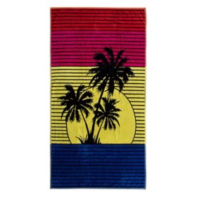 Member's Mark Adult Beach Towel, 2-Pack, 40" x 72" (Assorted Colors)