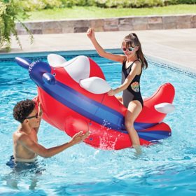 FUNSHINE ROLL-UP INSTA MATTRESS SWIMMING POOL INFLATABLE FLOAT 