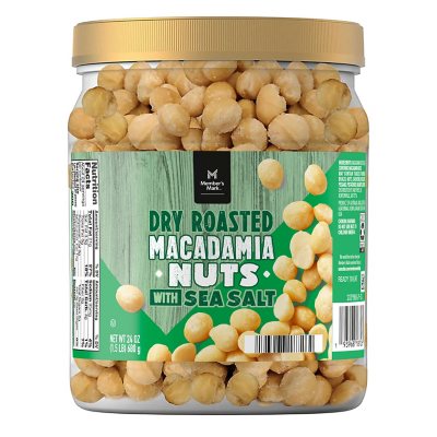 Member's Mark Dry Roasted Macadamia Nuts with Sea Salt (24 oz.) Sam's
