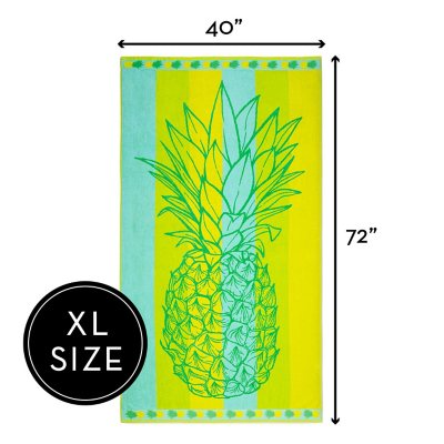 Beach Towels, Set of 2 Oversized 40 x 72Color (Assorted Designs