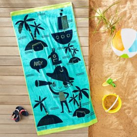 Member's Mark Kids' Beach Towels, 2-Pack (Assorted Colors)