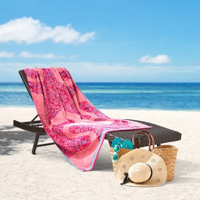 Details about   100%COTTON OVERSIZED ADULT BEACH TOWEL 40" x 72" BY MEMBER'S MARK VARIETY COLORS 