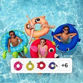 Pool Candy 60 Inch Inflatable Mermaid Glitter Sun Tanning Pool