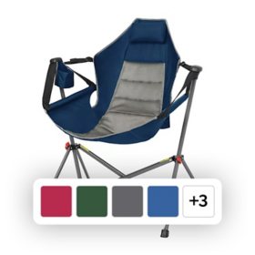 Member's Mark Swing Lounger Camp Chair, 300 lbs. capacity, Choose Color