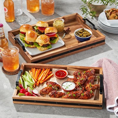 Member's Mark Rectangular Marble & Wood Serving Board - Sam's Club