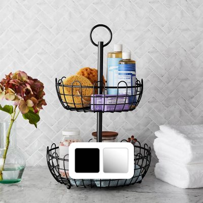 Member's Mark 2-Tier Round Basket Stand (Assorted Colors) - Sam's Club