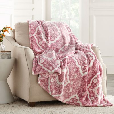 60"x70" OVERSIZED REVERSIBLE LOUNGE THROW BLANKET~ASSORTED COLORS NEW 