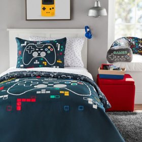 Member's Mark Glow-in-the-Dark Bed-in-a-Bag Kids' Comforter Set (5-Piece Twin or 7-Piece Full)