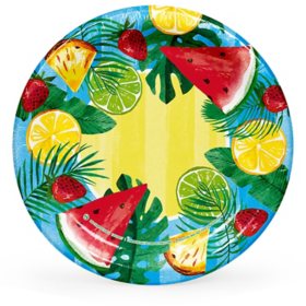 Member's Mark Tasty Fruit Summer Dinner Paper Plates, 10", 85 ct.