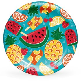 Member's Mark Pool Party Dinner Paper Plates, 10" (85 ct.)