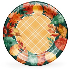 Member's Mark Fall Dinner Paper Plates 10", 85 ct.