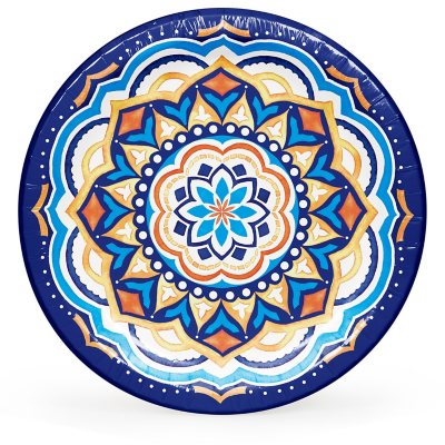 Canvas, pearl 7 square paper plate – Paperproducts Design